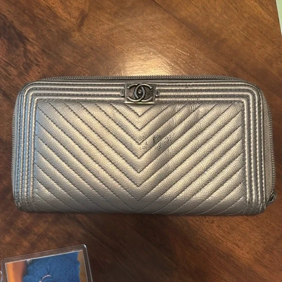 Chanel Long Boy Wallet - Picture 2 of 9